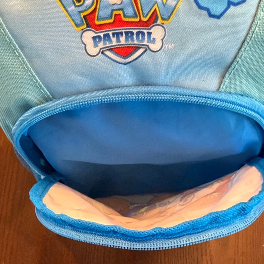 Paw Patrol Kids Backpack Blue Chase Marshall Rubble School Bag